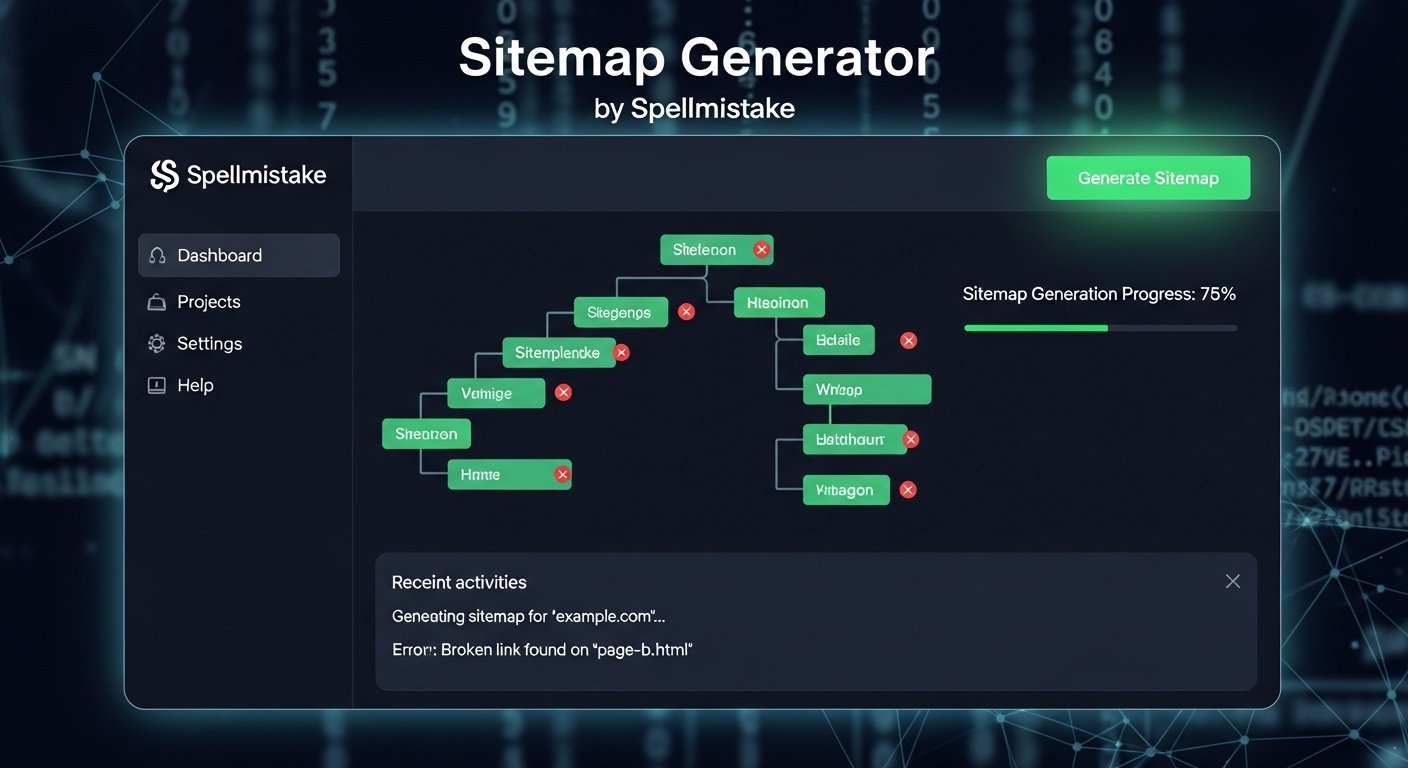 Sitemap Generator by Spellmistake: A Smart Tool for Better Search Engine Indexing